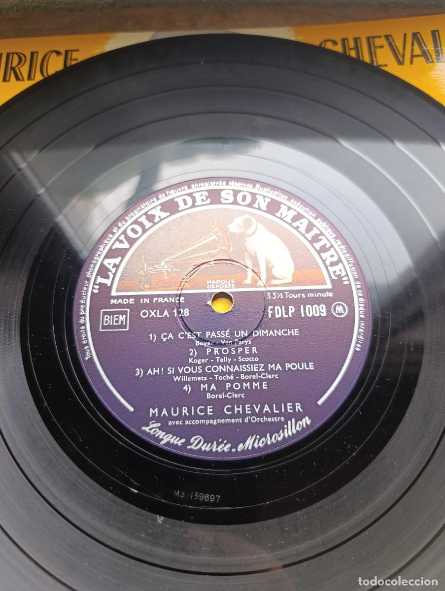 Discos de vinilo: LP Maurice Chevalier &ndash; &Ccedil;a Cest Pass&eacute; Un Dimanche - Foto 6