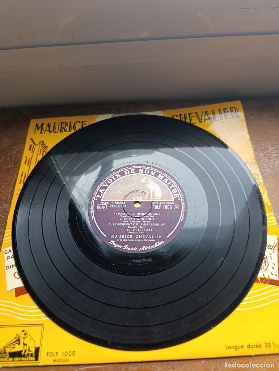 Discos de vinilo: LP Maurice Chevalier &ndash; &Ccedil;a Cest Pass&eacute; Un Dimanche - Foto 7
