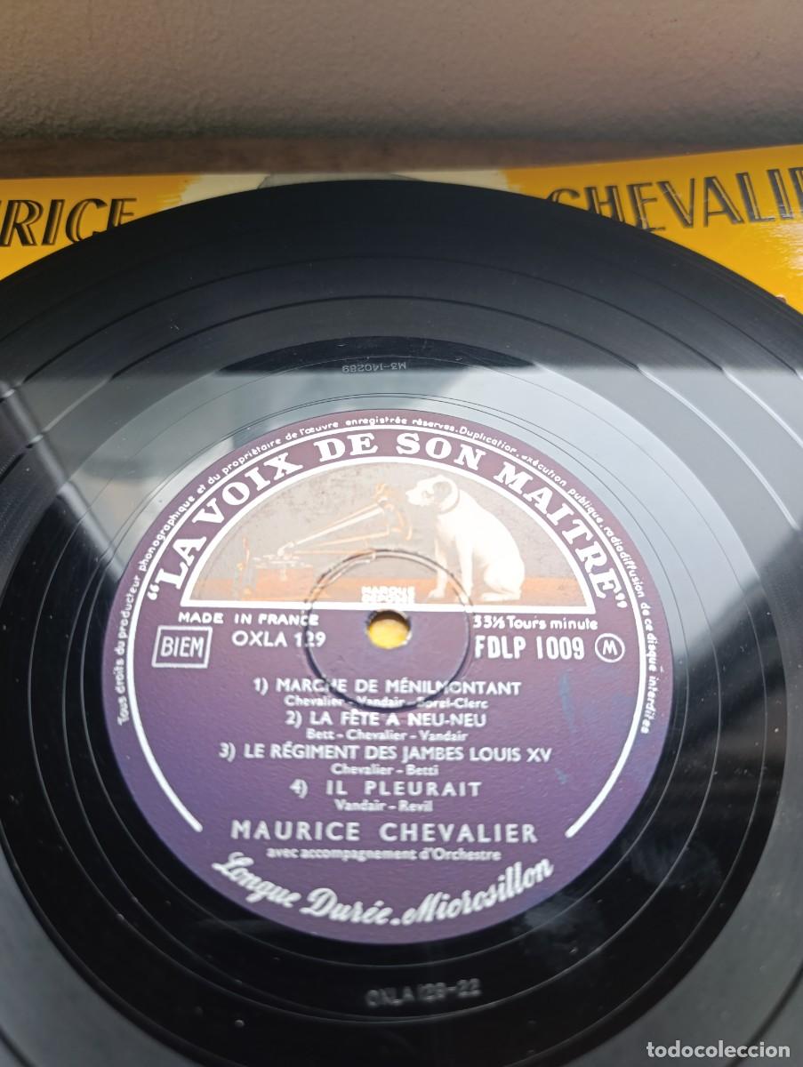 Discos de vinilo: LP Maurice Chevalier &ndash; &Ccedil;a Cest Pass&eacute; Un Dimanche - Foto 8