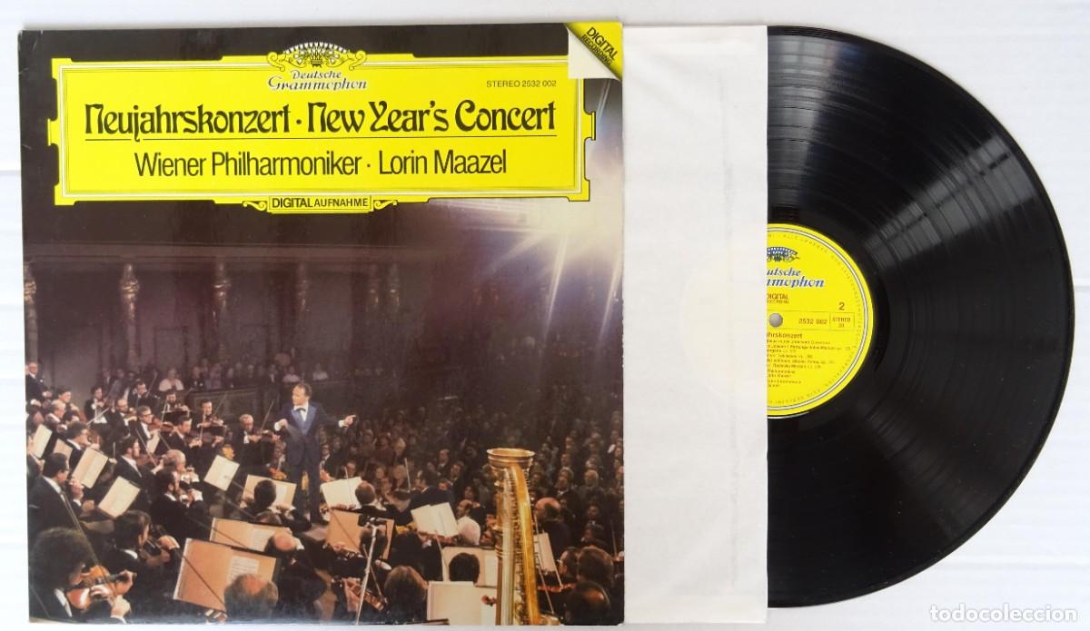 Discos de vinilo: Lorin Maazel New Year&acute;s Concert Filarm&oacute;nica de Viena Digital Stereo Edici&oacute;n Alemana