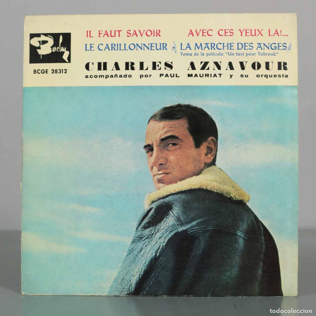 Discos de vinilo: EP. Il Faut Savoir - Charles Aznavour - Paul Mauriat y su orquesta