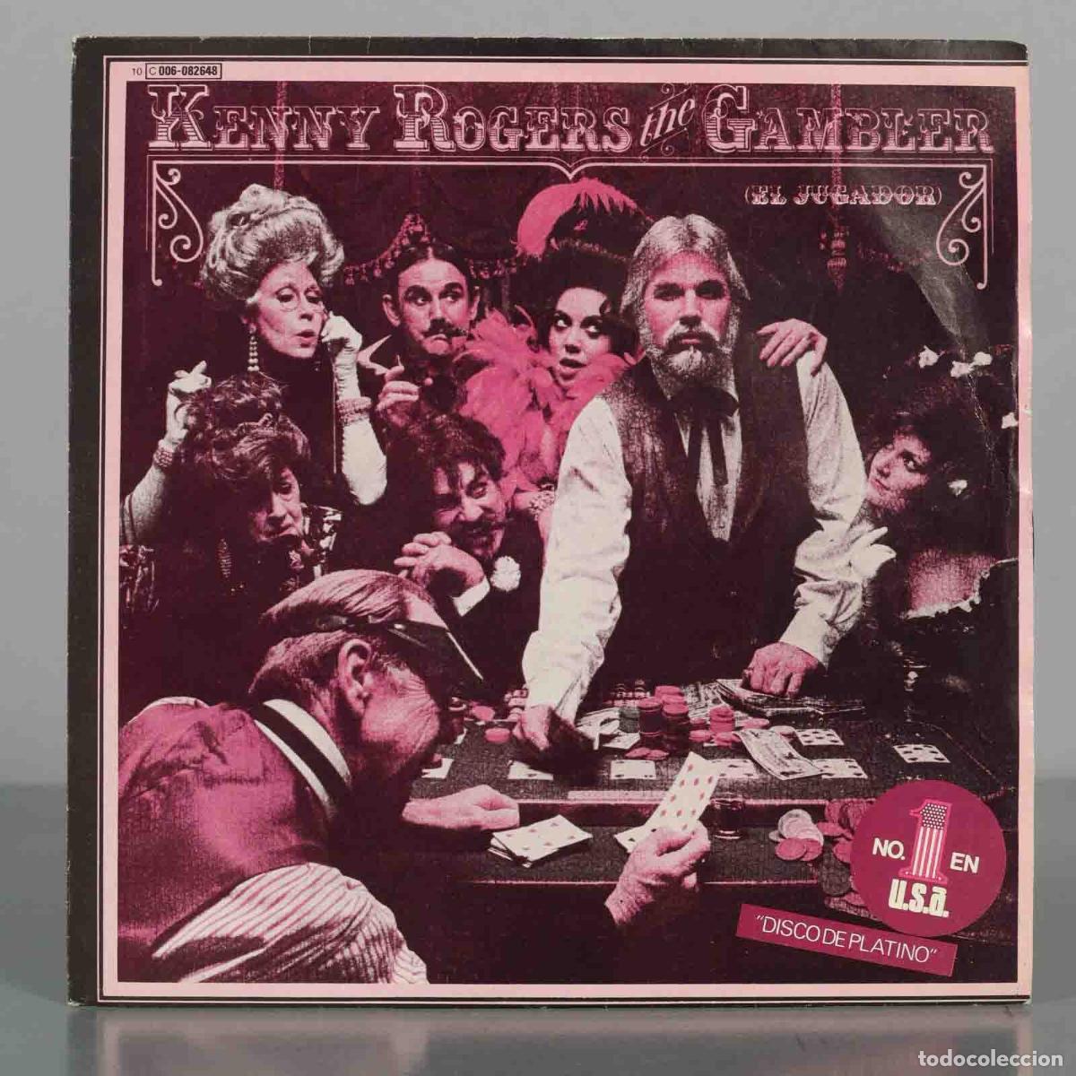 Discos de vinilo: SINGLE. Kenny Rogers - The Gambler - El Jugador