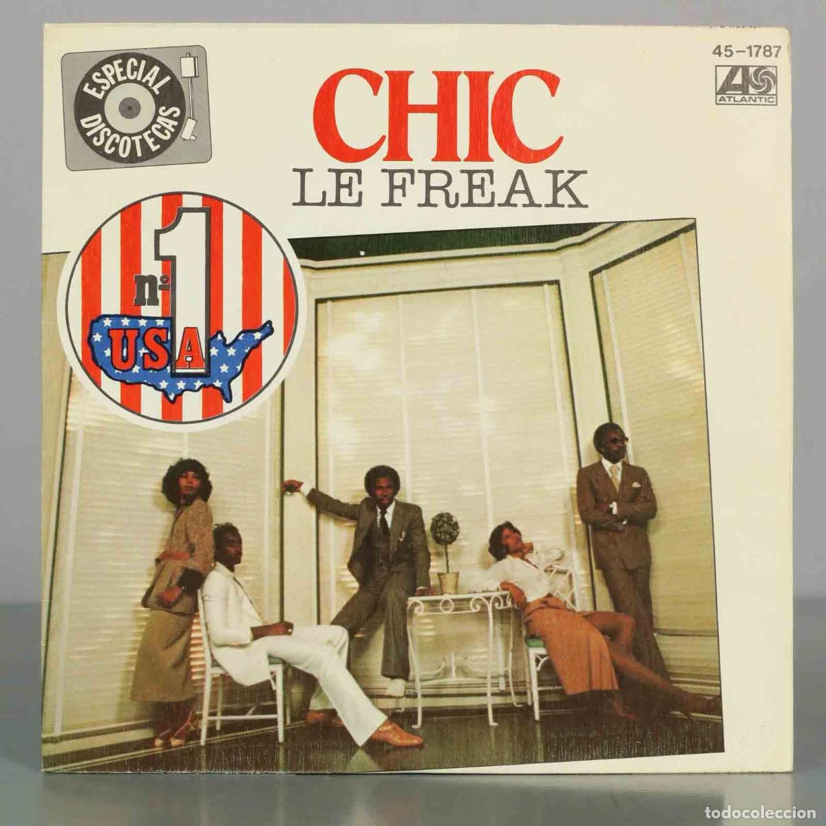 Discos de vinilo: SINGLE. Le Freak - Chic.....