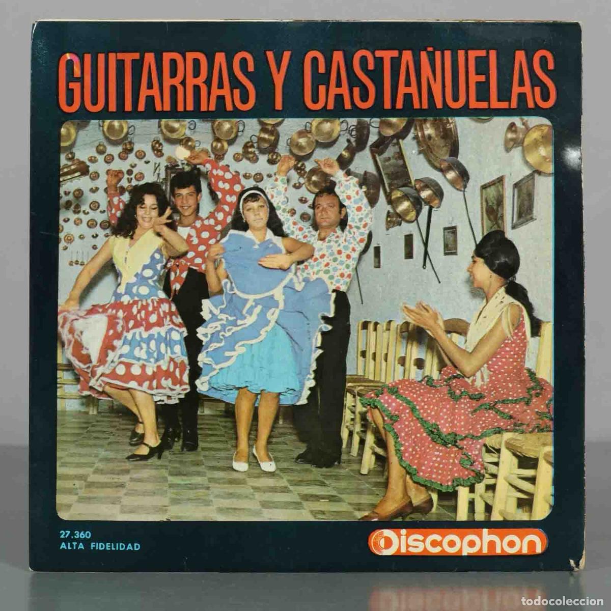 Discos de vinilo: EP. Guitarras y Casta&ntilde;uelas - Alfonso y Juan Labrador, Antonio Due&ntilde;as