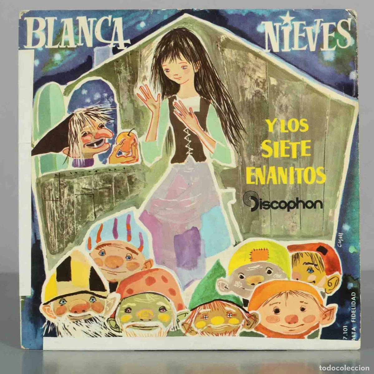 Discos de vinilo: SINGLE. Blanca Nieves y los siete enanitos - Discophon