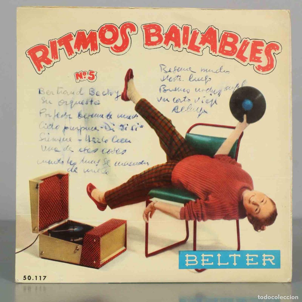 Discos de vinilo: EP. Ritmos Bailables No. 5 - Bertrand Bech su Orquesta - Belter