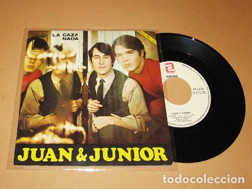Discos de vinilo: JUAN Y JUNIOR - LA CAZA / NADA - SINGLE - NOVOLA - 1967