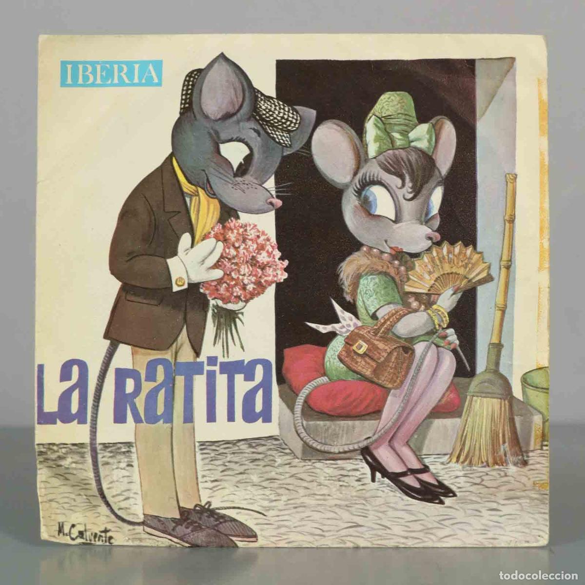 Discos de vinilo: SINGLE. La Ratita - Cuadro de Actores de Radio Madrid - Iberia