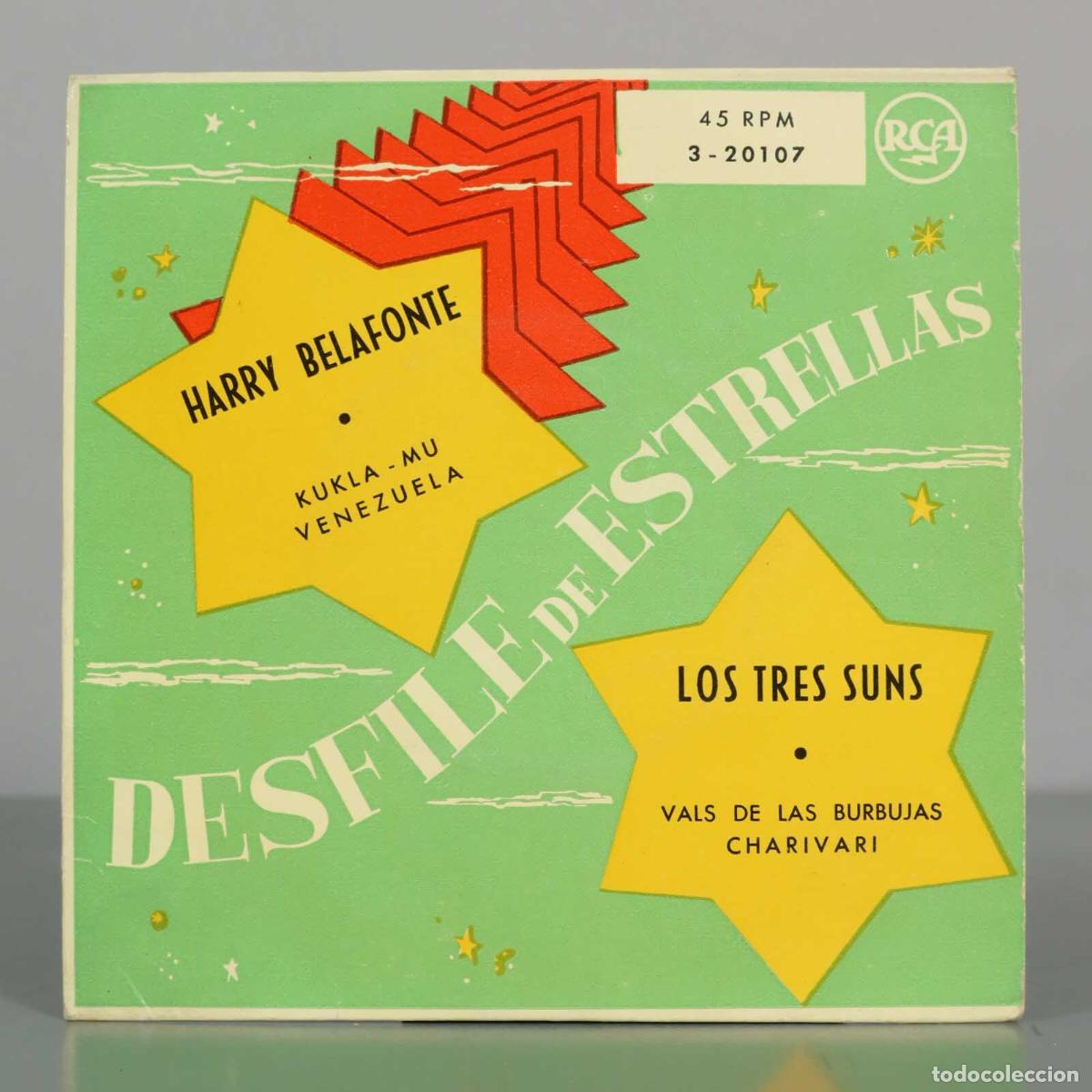 Discos de vinilo: EP. Desfile De Estrellas - Harry Belafonte, Los Tres Suns