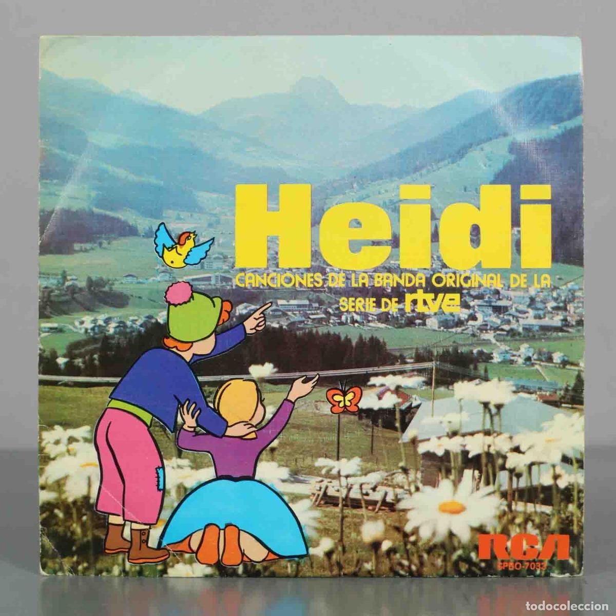 Discos de vinilo: SINGLE. Heidi - Canciones de la banda original de la serie de RTVE - RCA