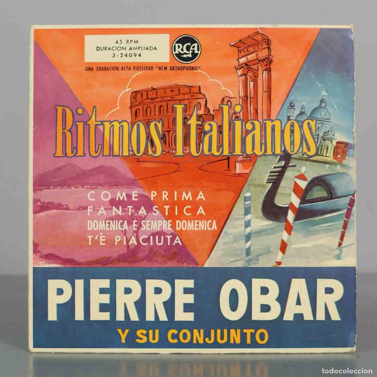 Discos de vinilo: EP. Ritmos Italianos - Pierre Obar y su conjunto