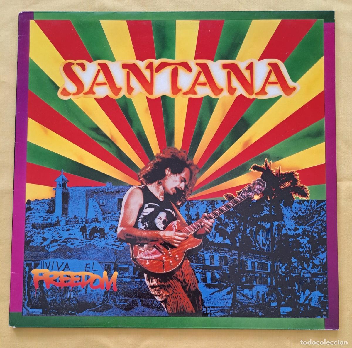 Discos de vinilo: SANTANA - FREEDOM - CBS 450394 1 - UK 1987