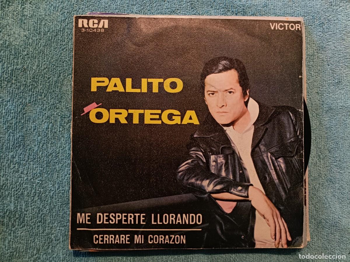 Discos de vinilo: Palito Ortega - Me despert&eacute; llorando / Cerrar&eacute; mi coraz&oacute;n -Single sello RCA 1969