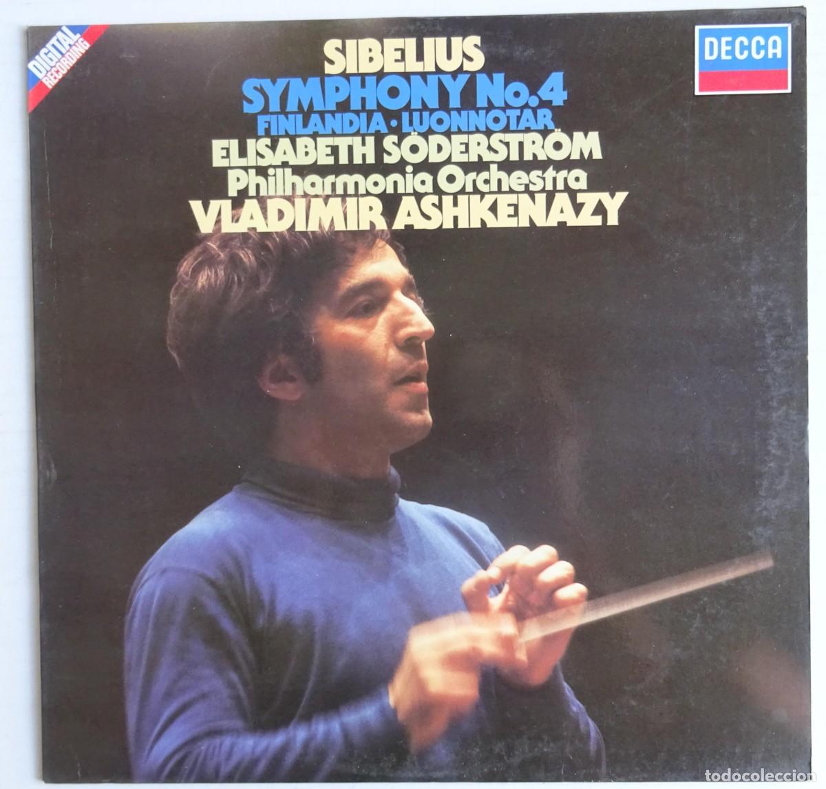 Discos de vinil: SIBELIUS SINFONIA No.4 Vladimir ASHKENAZY- Elisabeth S&Ouml;DERSTR&Ouml;M- ED.alemana
