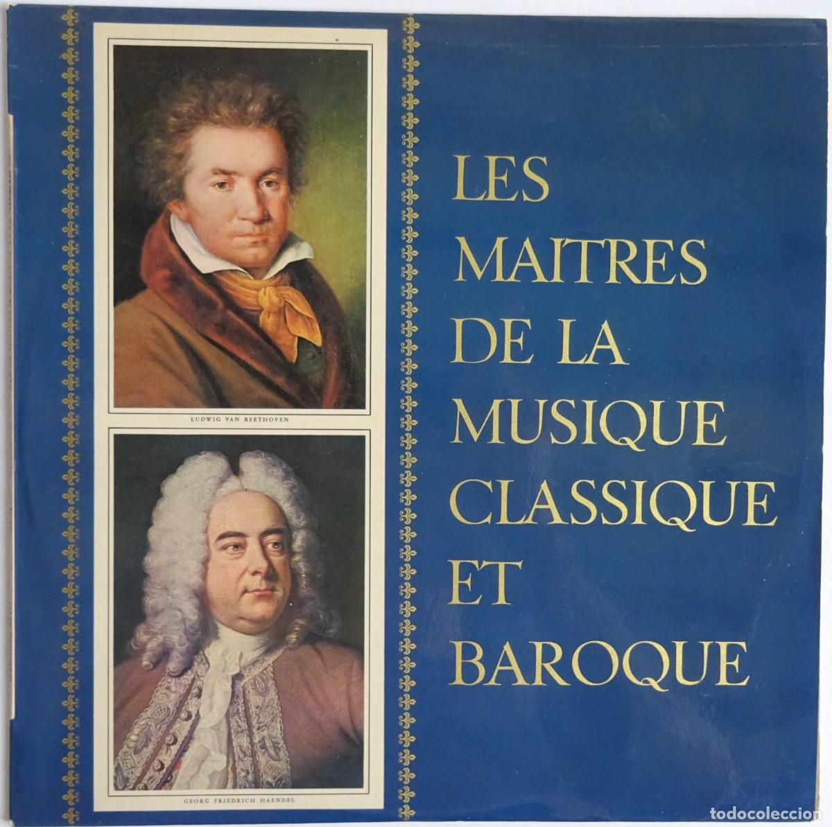 Discos de vinilo: Wenziger-Kempff Los Maestros de la m&uacute;sica cl&aacute;sica y barroca BEETHOVEN /HANDEL Edici&oacute;n Francesa
