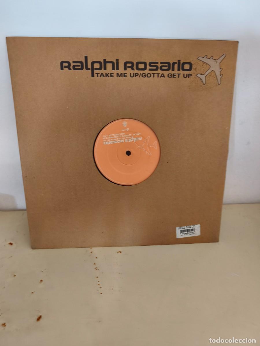 Discos de vinil: DISCO DE VINILO RALPHI ROSARIO TAKE ME UP / GOTTA GET UP