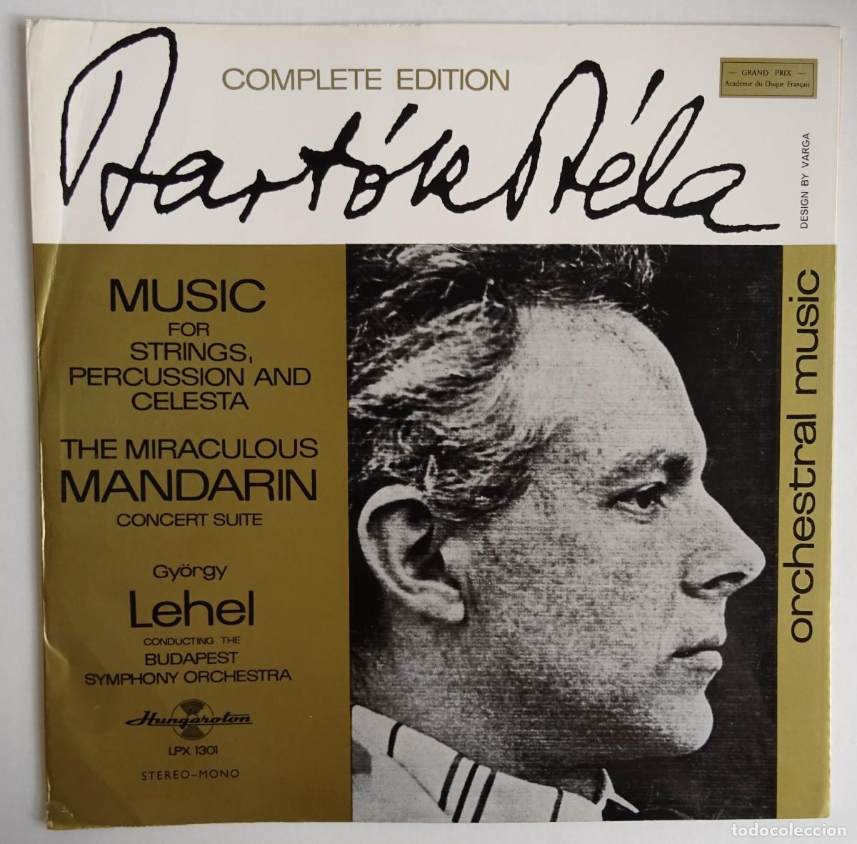 Discos de vinilo: B&eacute;la Bart&oacute;k , Complete edition Budapest Symphony Orchestra Gy&ouml;rgy Lehel Edici&oacute;n H&uacute;ngara