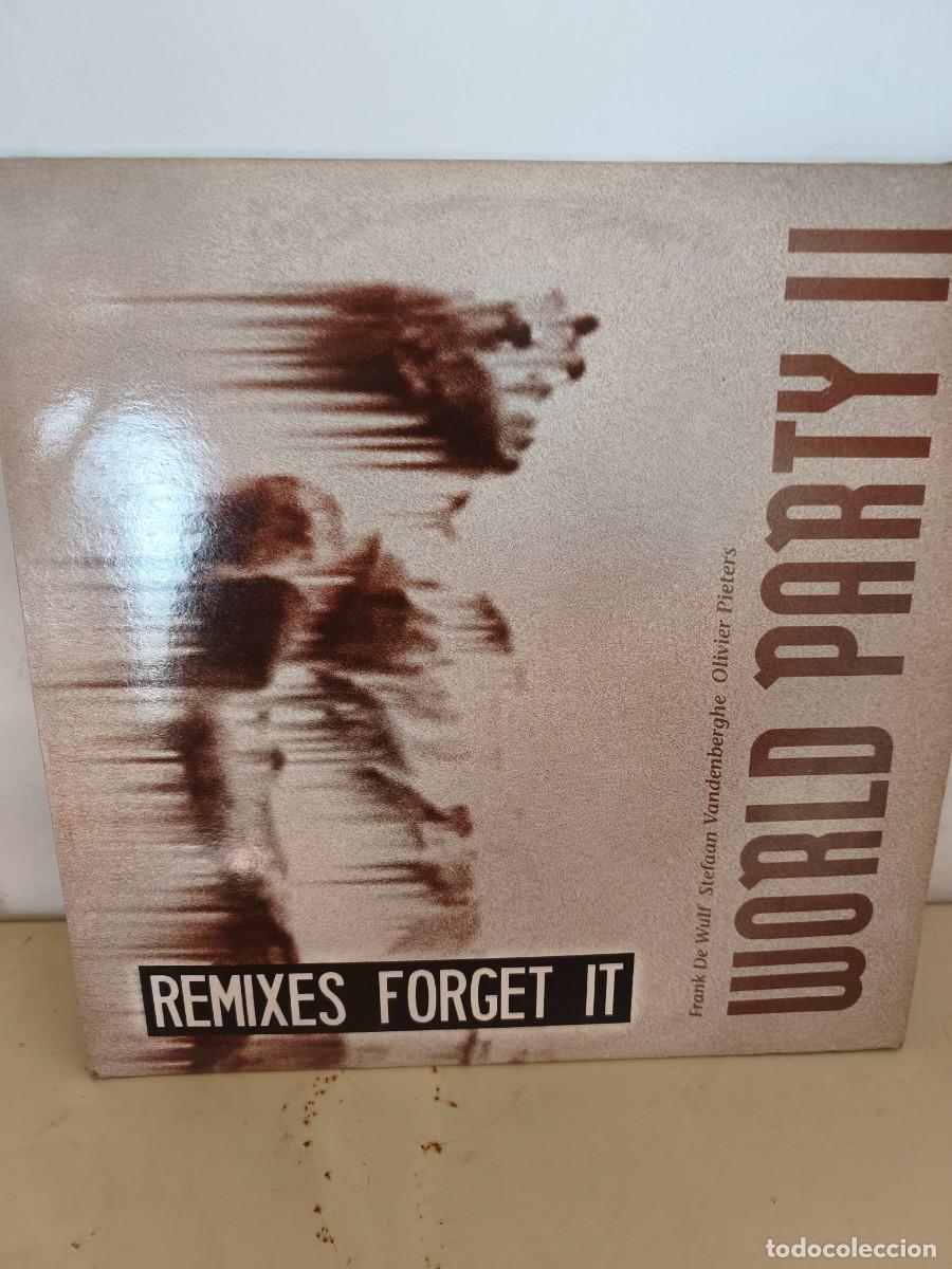 Discos de vinil: DISCO DE VINILO WORLD PARTY II REMIXES FORGET IT