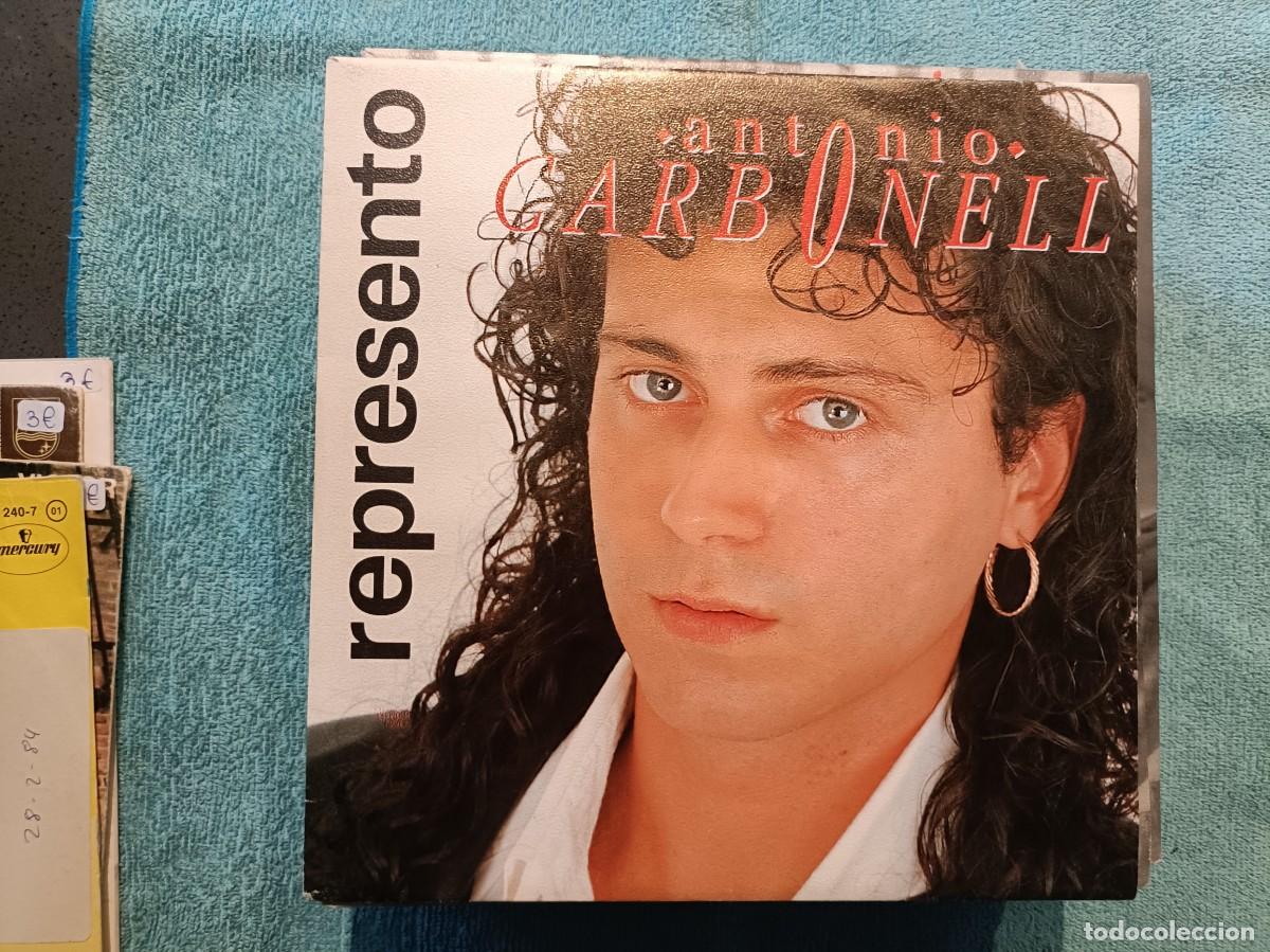Discos de vinilo: Antonio Carbonell - Represento - Single sello Philips 1992 - Foto 1