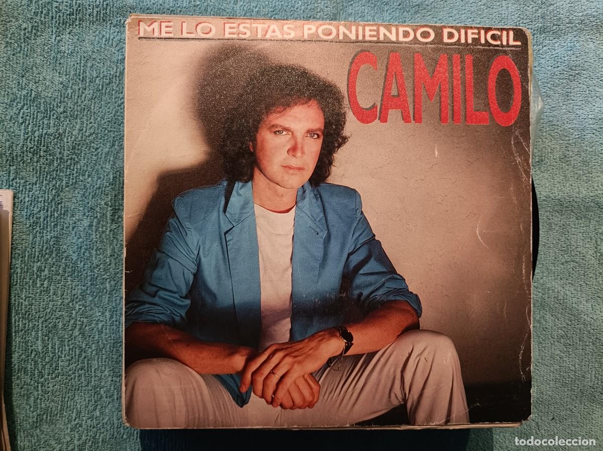 Discos de vinilo: Camilo Sesto - Me lo est&aacute;s poniendo dif&iacute;cil / Ponle precio a tu amor - Single sello Ariola 1986
