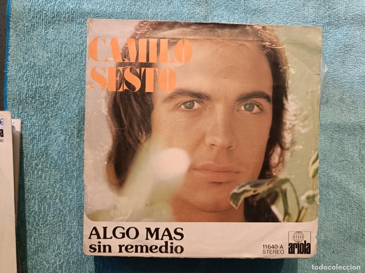 Discos de vinilo: Camilo Sesto - Algo m&aacute;s / Sin remedio - Single sello Ariola 1973