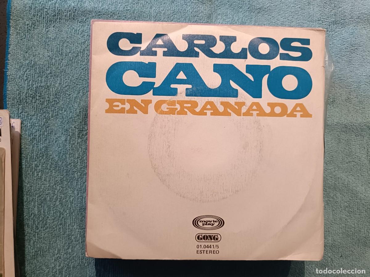 Discos de vinilo: Carlos Cano - En Granada - Single sello MoviePlay 1979