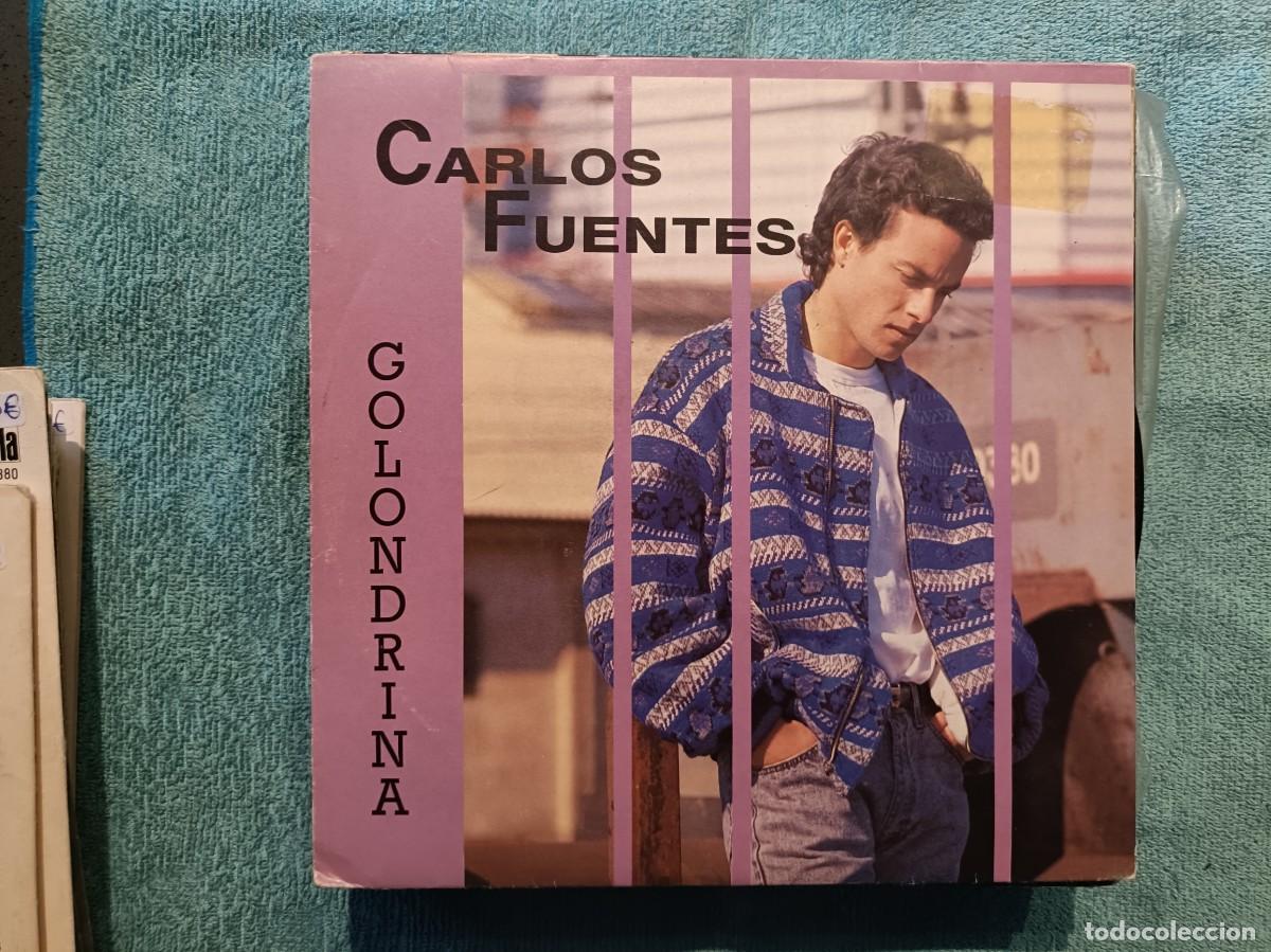 Discos de vinilo: Carlos Fuentes - Golondrina / Notas para un recuerdo - Single Leibero Records 1987