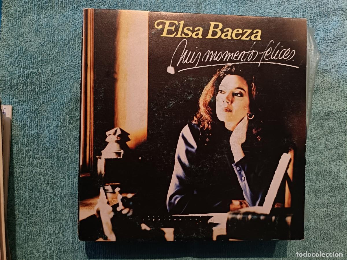 Discos de vinilo: Elsa Baeza - Mis momentos felices - Single sello Perfil 1990