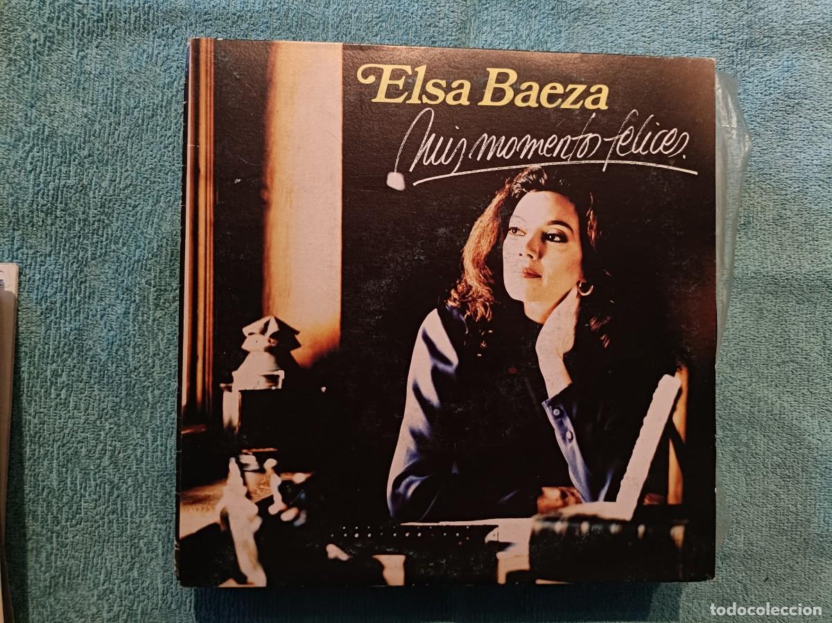 Discos de vinilo: Elsa Baeza - Mis momentos felices - Single sello Perfil 1990