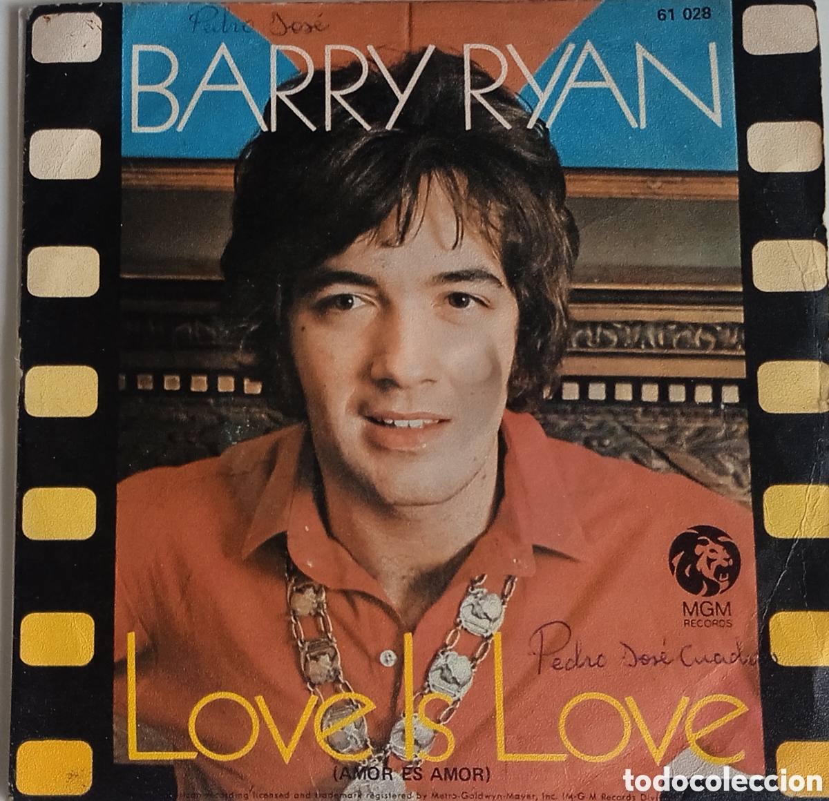 Discos de vinilo: BARRY RYAN - Love is love (1969) disco de vinilo single