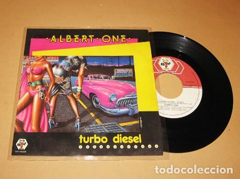 Discos de vinilo: ALBERT ONE / JOCK HATTLE - TURBO DIESEL - SINGLE - 1984 - TEMAZO ITALO DISCO 80'S