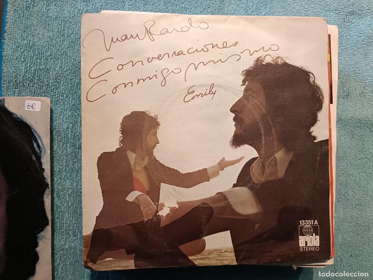 Discos de vinilo: Juan Pardo - Emily / Conversaciones conmigo mismo - Single sello Ariola 1974