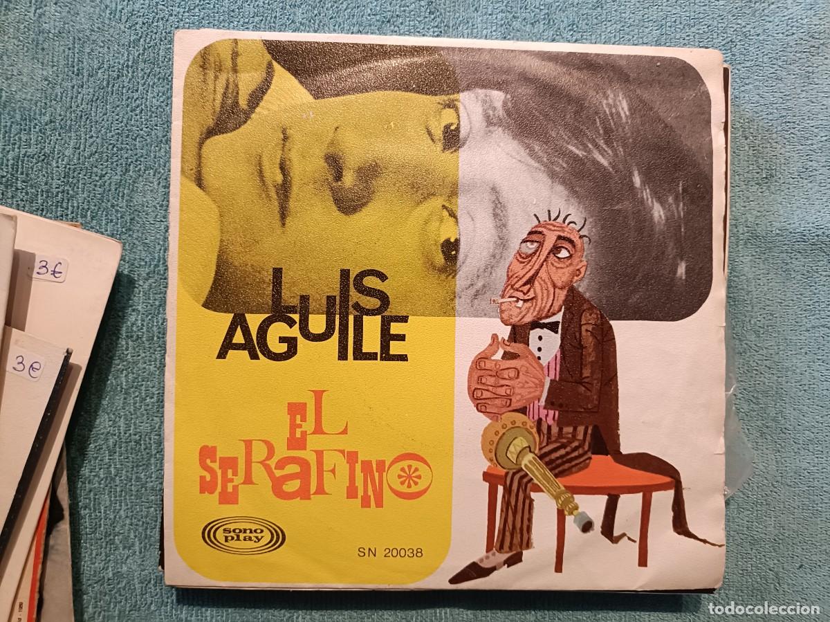 Discos de vinilo: Luis Aguil&eacute; - El Serafino / L&acute;Amour - Single del sello SonoPlay 1967