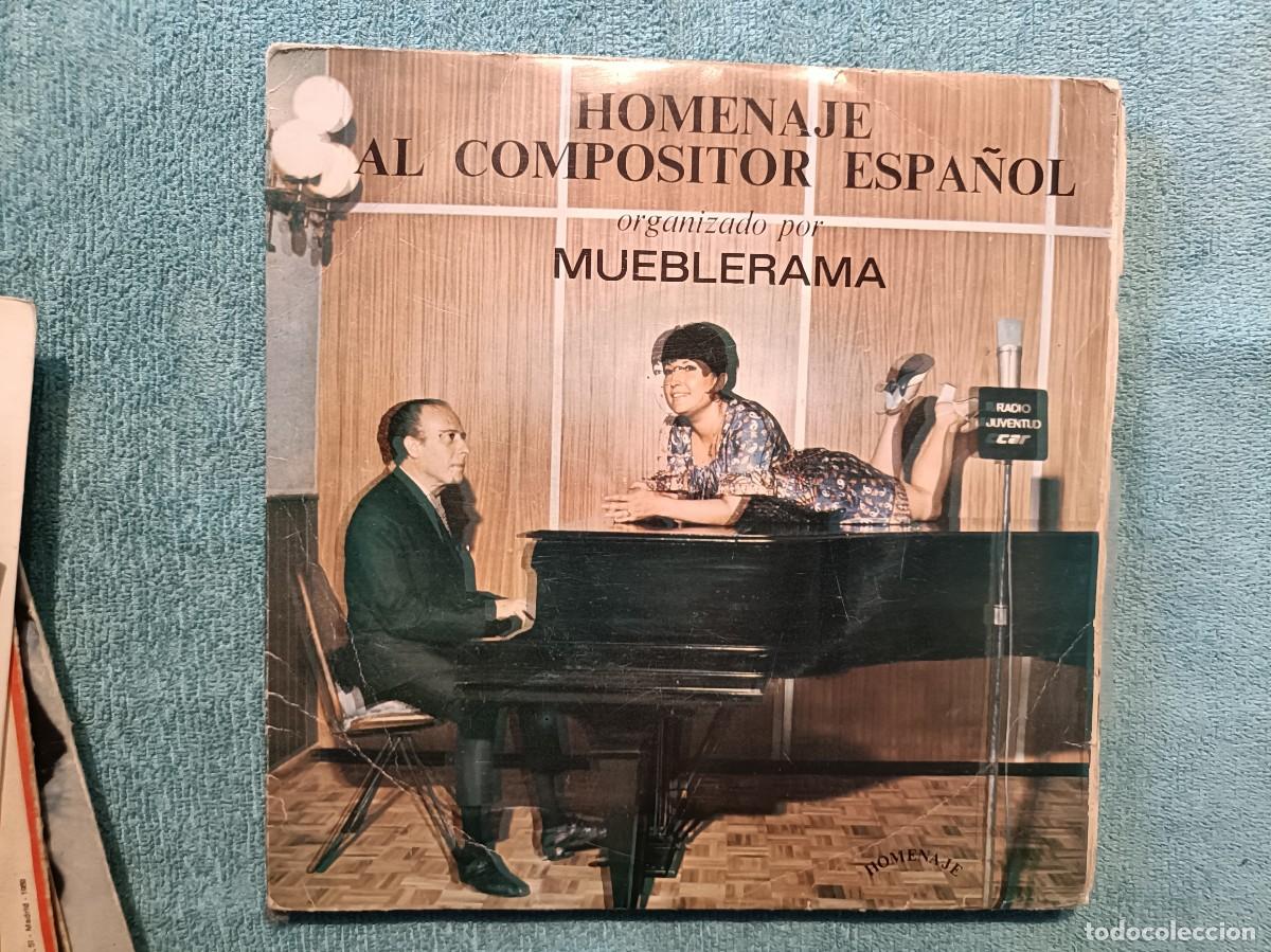 Discos de vinilo: Amelia - Homenaje al Compositor Espa&ntilde;ol organizado por Mueblerama - Yo tengo un coraz&oacute;n, ... - 1971