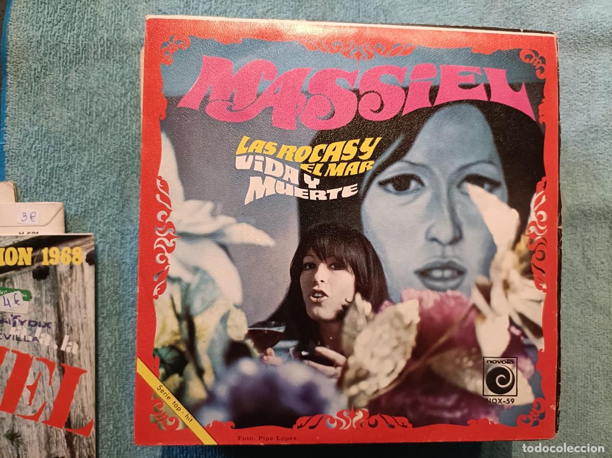 Discos de vinilo: Massiel - La Rocas y El Mar / Vida y Muerte - Single Novola 1968