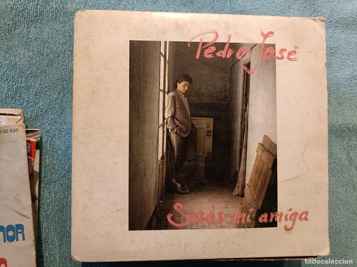 Discos de vinilo: Pedro Jos&eacute; - Ser&aacute;s mi amiga / M&uacute;sica - Single sello Coliseum 1985