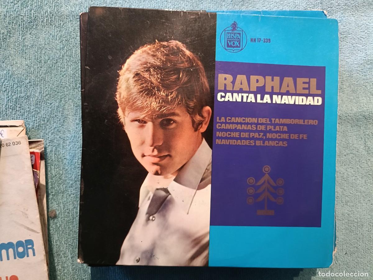 Discos de vinilo: Raphael - Canta La Navidad - EP. sello Hispavox 1965