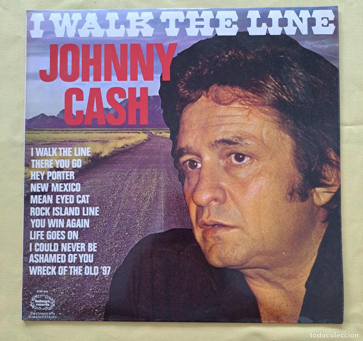 Discos de vinilo: JOHNNY CASH - I WALK THE LINE - HALLMARK RECORDS SHM 849 - MADE IN ENGLAND 1973