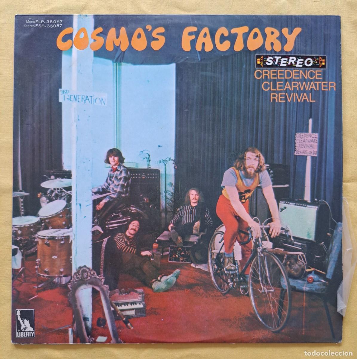 Discos de vinilo: CREEDENCE CLEARWATER REVIVAL - COSMO'S FACTORY - LIBERTY FSP-35087 - BRAZIL 1970