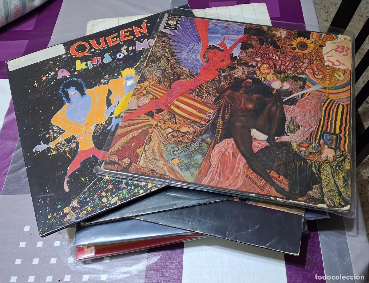 Discos de vinilo: Lote discos rock internacional. Pink Floyd,Santana, Queen, Alan Parsons...