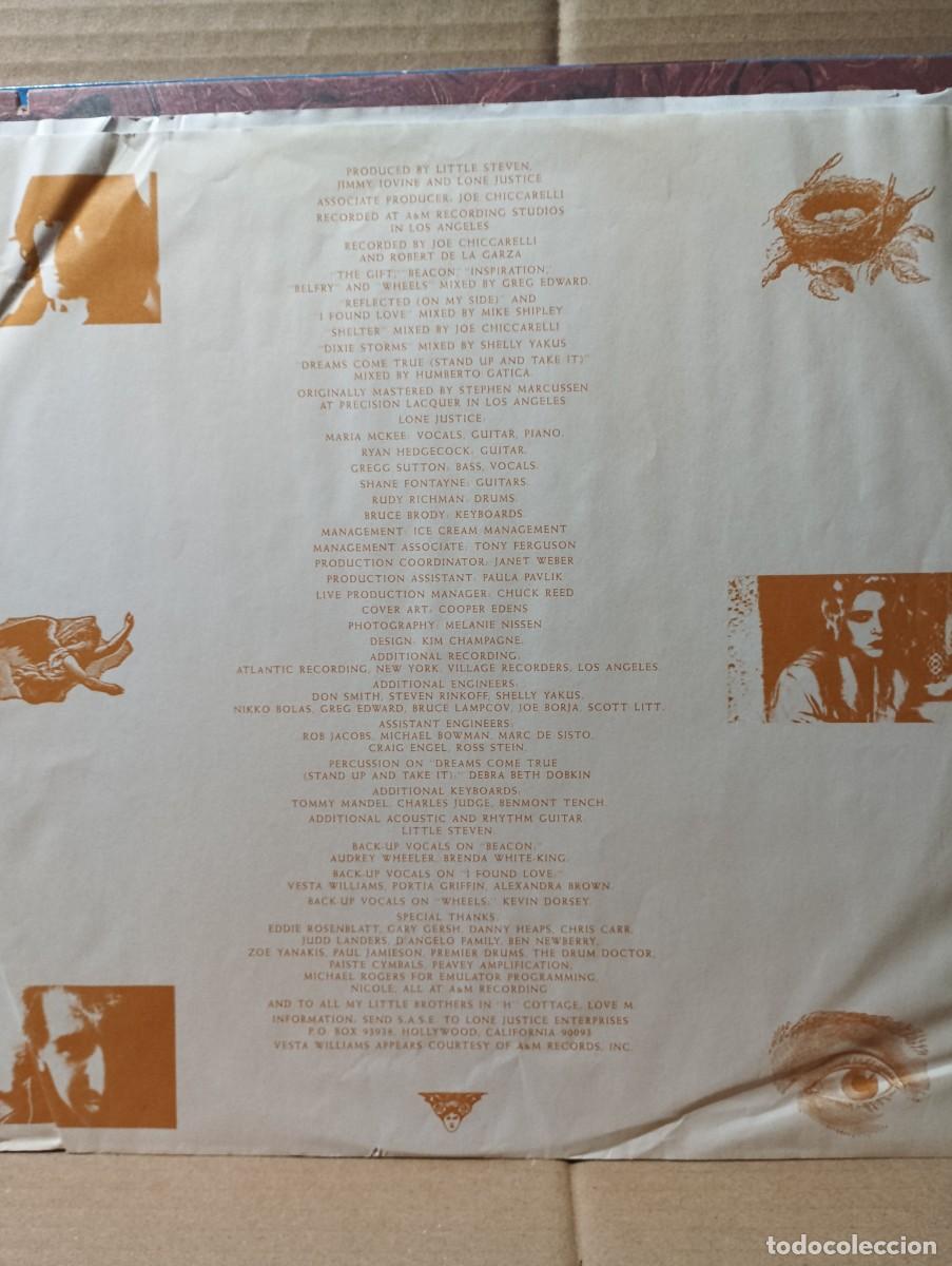 Discos de vinilo: LONE JUSTICE-Shelter. - Foto 3