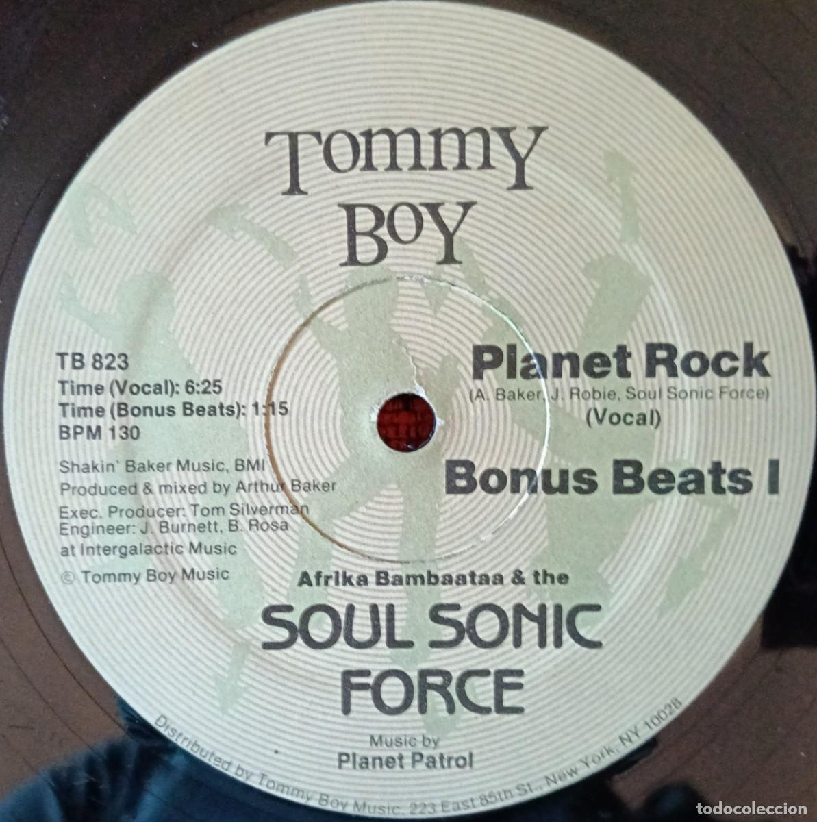 Discos de vinilo: AFRIKA BAMBAATAA & THE SOUL SONIC FORCE ** Planet Rock ** MAXI SINGLE VINILO 1982 USA