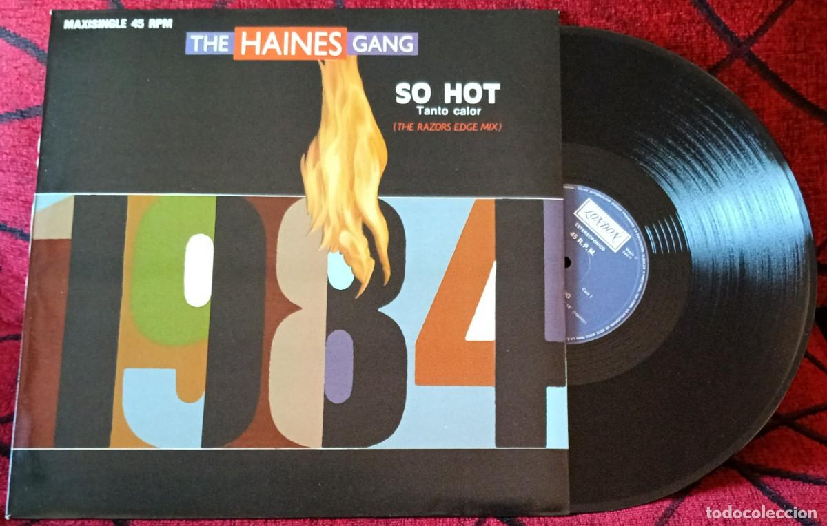 Discos de vinilo: THE HAINES GANG ** So Hot (The Razor's Edge Mix) ** MAXI SINGLE VINILO 1983