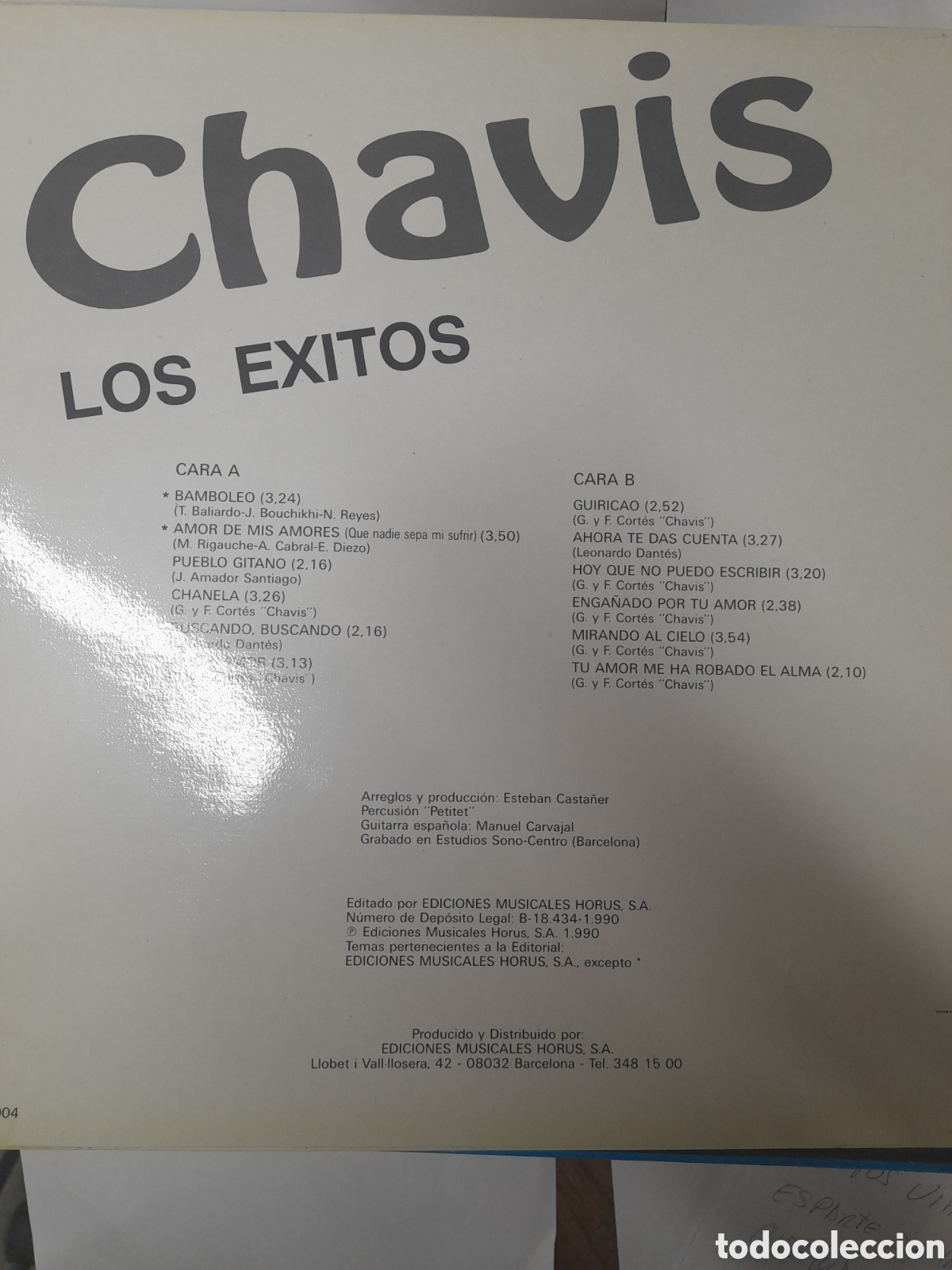 Discos de vinilo: CHAVIS. LOS &Eacute;XITOS. Bamboleo - Foto 2