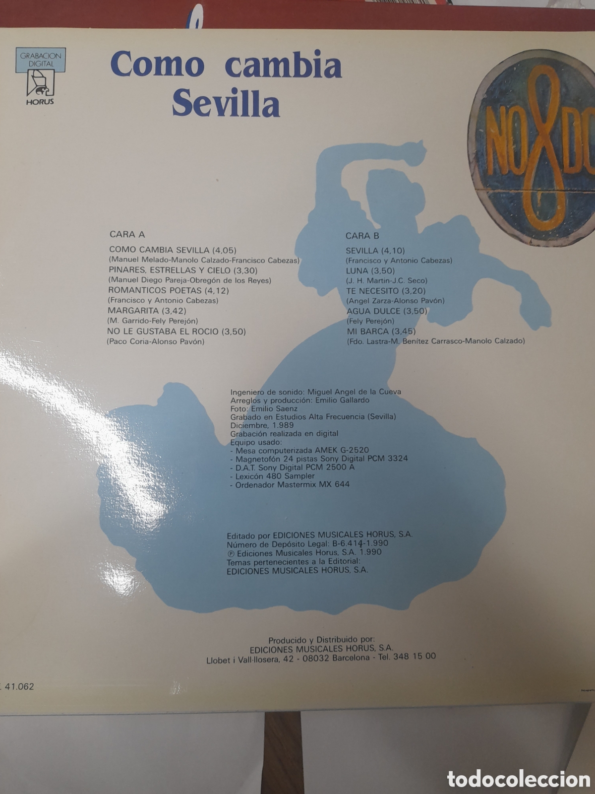 Discos de vinilo: NODO. Como cambia SEVILLA. - Foto 2