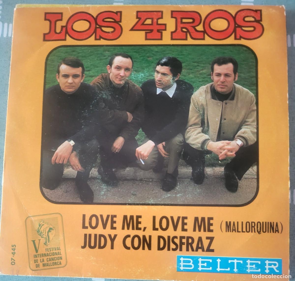 Discos de vinilo: Los 4 Ros single sello Belter editado en Espa&ntilde;a a&ntilde;o 1968...