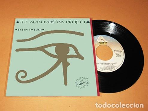 Discos de vinilo: THE ALAN PARSONS PROJECT - EYE IN THE SKY / MAMMAGAMMA - SINGLE - 1982 - RARE PORTADA DE CARTON
