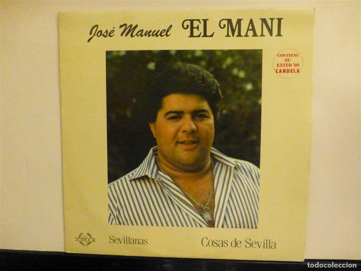 Discos de vinilo: Disco Vinilo Long Play LP - Jos&eacute; Manuel - El Mani - Sevillanas - Candela - Colisevm 1988