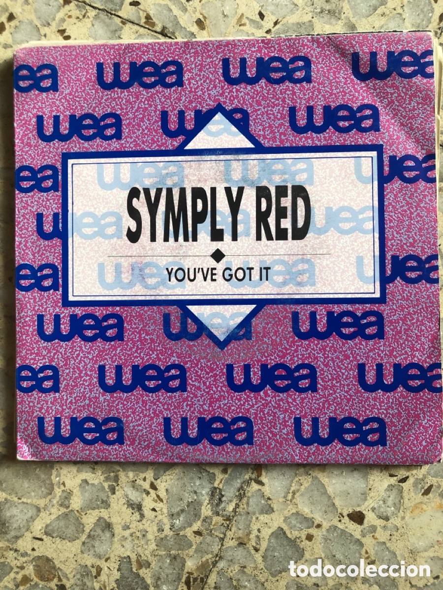 Discos de vinilo: SGL SIMPLY RED YOU&acute;VE GOT IT 1989 PROMO