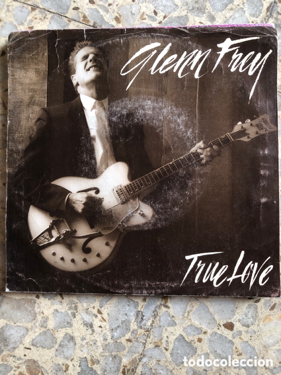 Discos de vinilo: SGL GLENN FREY TRUE LOVE 1988 PROMO